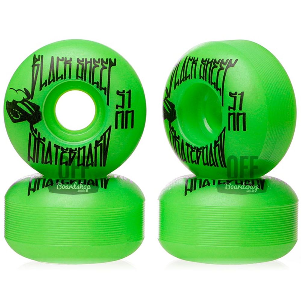 Roda-Black-Sheep-51mm-99A-Verde Roda-Black-Sheep-51mm-99A-Verde