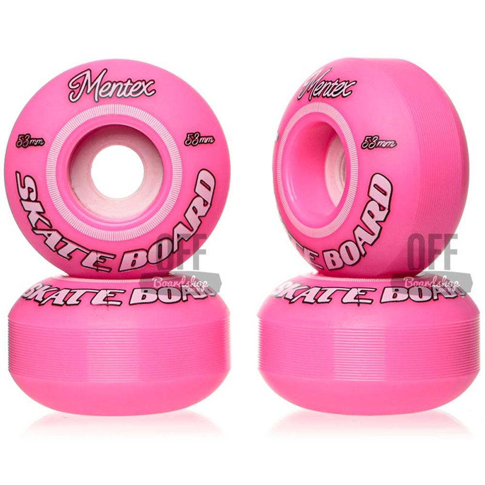 Roda-Mentex-53mm-100A-Pink Roda-Mentex-53mm-100A-Pink