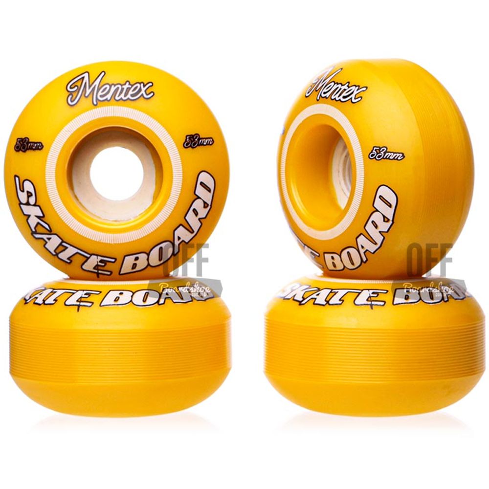 Roda-Mentex-53mm-100A-Yellow Roda-Mentex-53mm-100A-Yellow