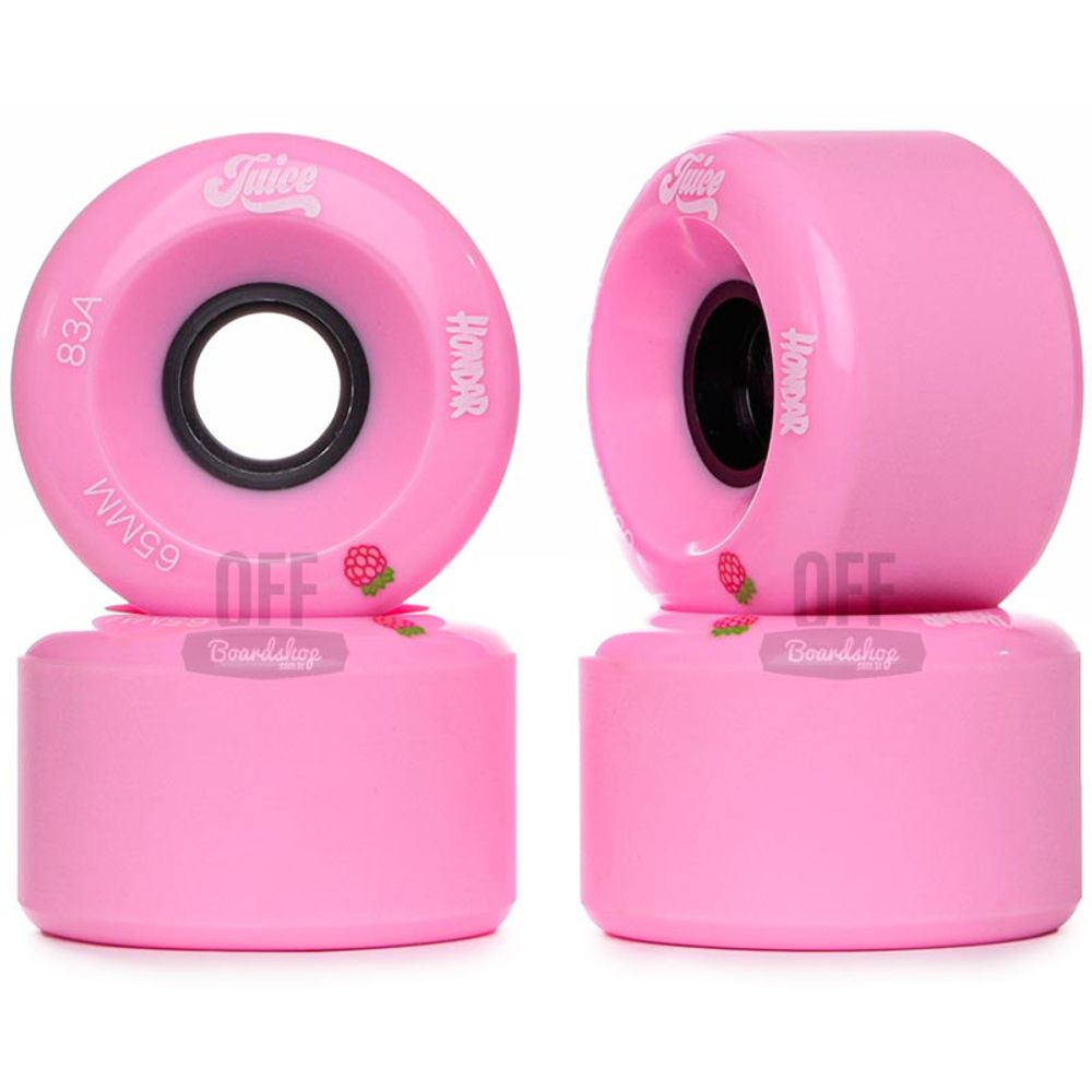 Roda-Hondar-Juice-65mm-78A---Rosa Roda-Hondar-Juice-65mm-78A---Rosa