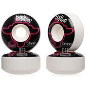Roda-Black-Sheep-53mm-99A-Logo-Pink