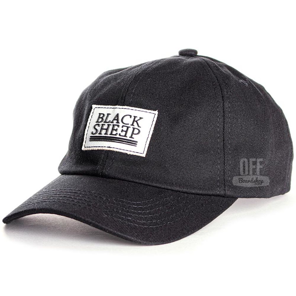Bone-Black-Sheep-Dad-Hat-White-Patch-1 Bone-Black-Sheep-Dad-Hat-White-Patch-1