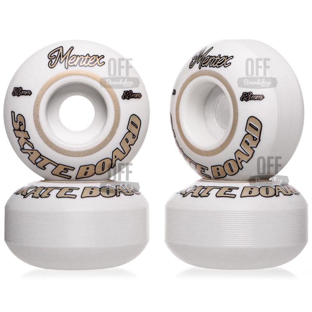 Roda-Mentex-53mm-100A-WhiteGrey Roda-Mentex-53mm-100A-WhiteGrey