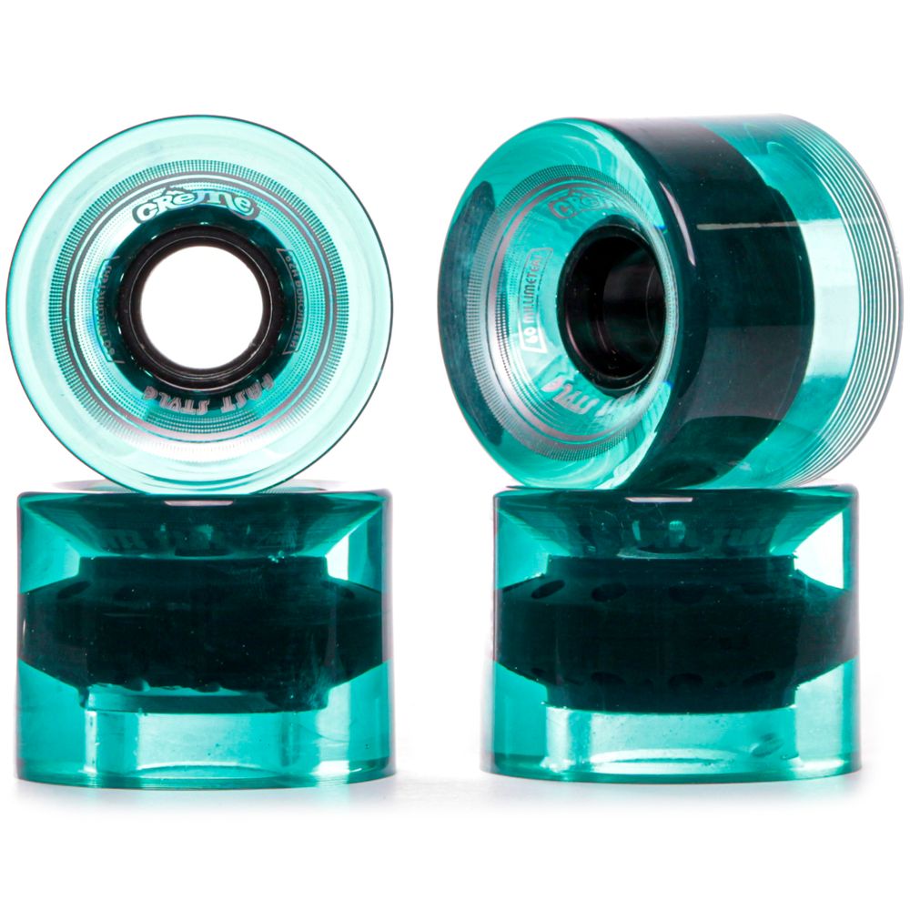 Roda-Creme-60mm-82A-Verde-Transparente Roda-Creme-60mm-82A-Verde-Transparente