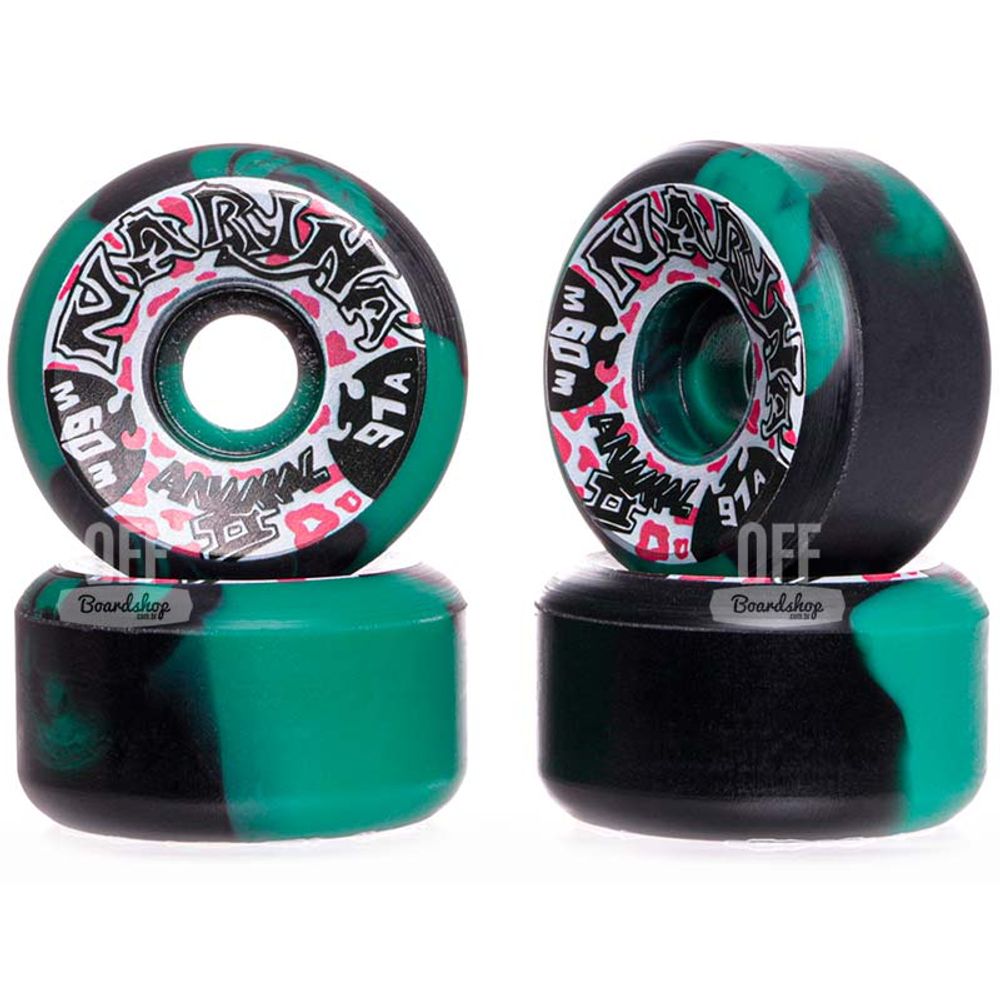 Roda-Narina-Old-Animal-II-PretoVerde-60mm-97A-01 Roda-Narina-Old-Animal-II-PretoVerde-60mm-97A-01