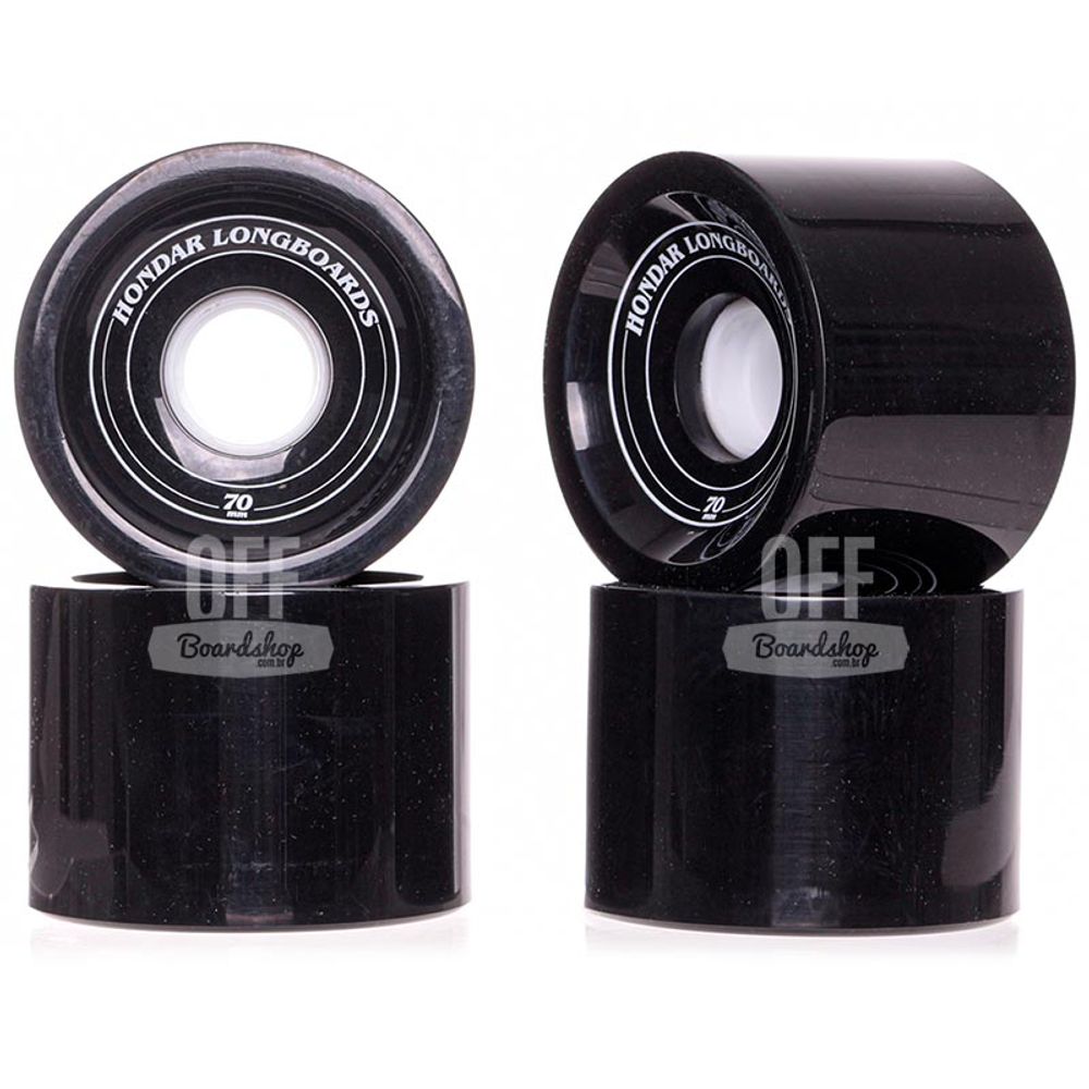 Roda-Hondar-Preta-70mm-82A- Roda-Hondar-Preta-70mm-82A-