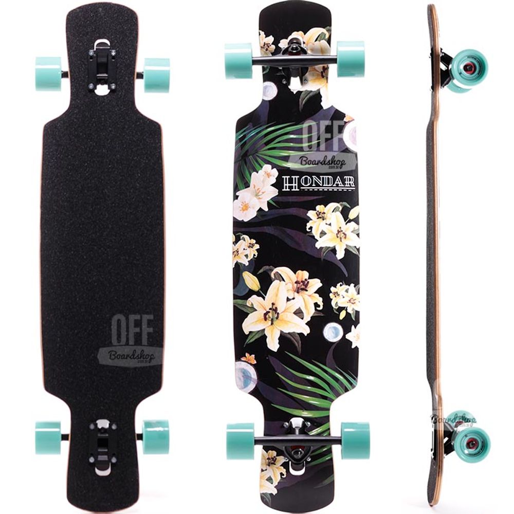 Longboard-Hondar-Freestyle-Floral-Yellow-40 Longboard-Hondar-Freestyle-Floral-Yellow-40